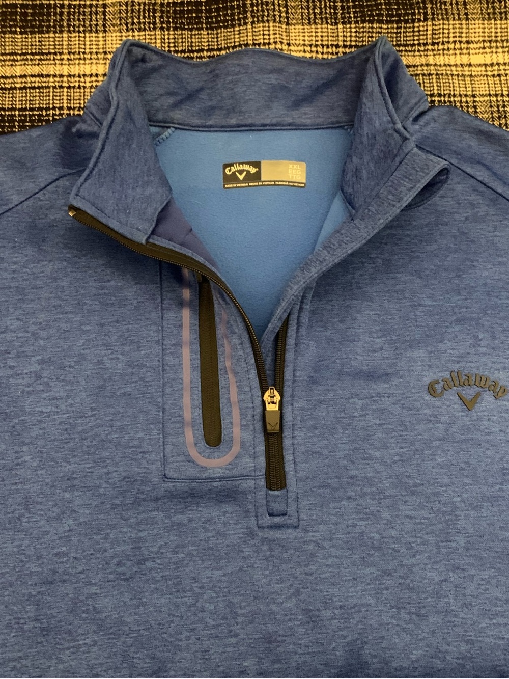 CALLAWAY LS 100% Polyester Golfing Quarter Zip